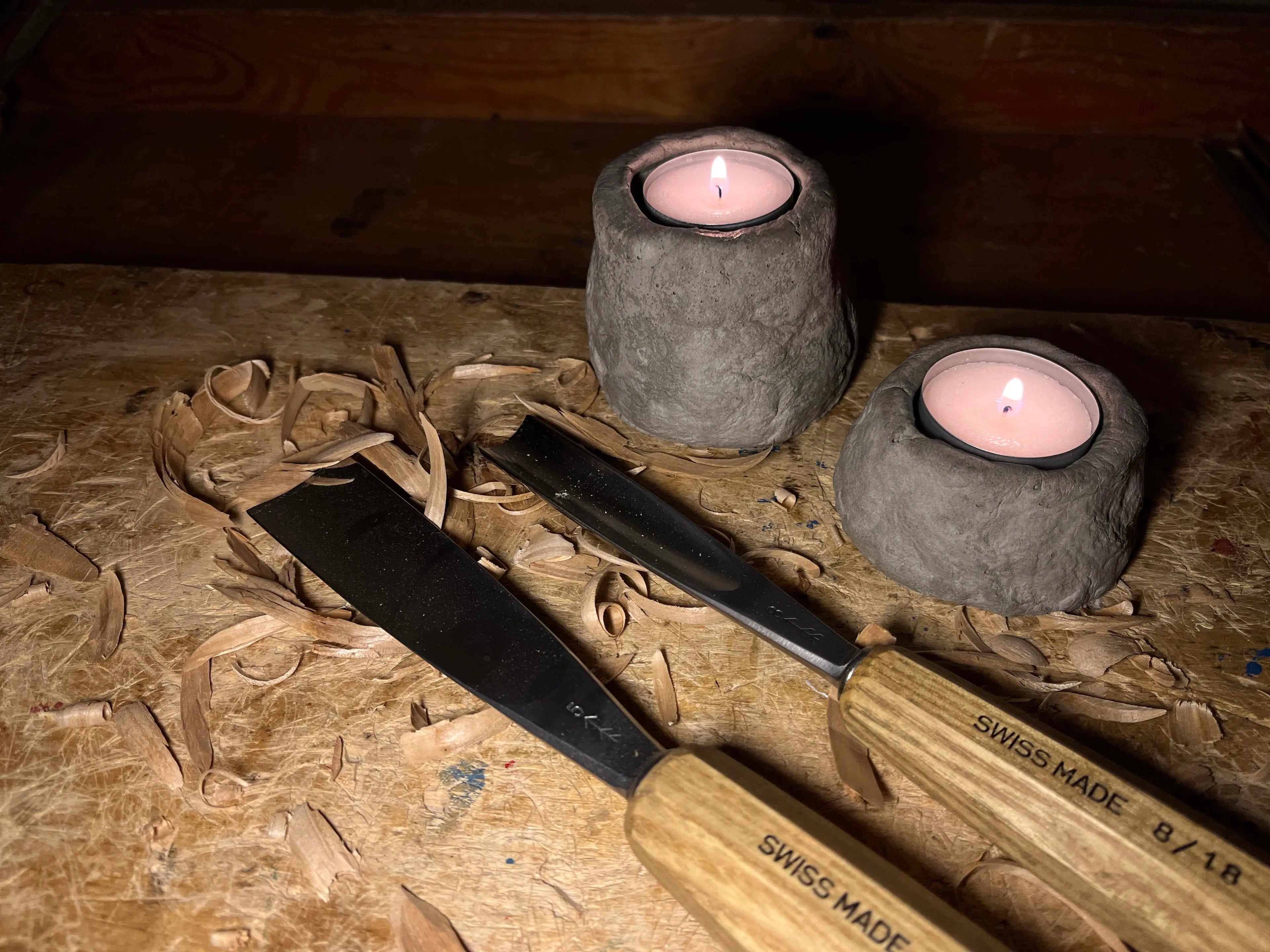 Berg telysholder Wieko